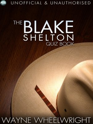 cover image of The Blake Shelton Quiz Book